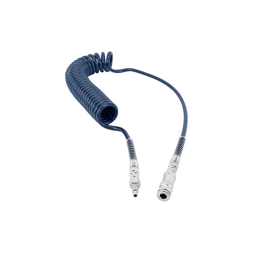 Tuyau spiralé PU, bleu - 5/8mm