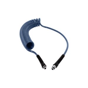Tuyau spiralé PU, bleu - 6,5/10mm