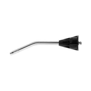 Tube coudée, 90mm, buse monotrou