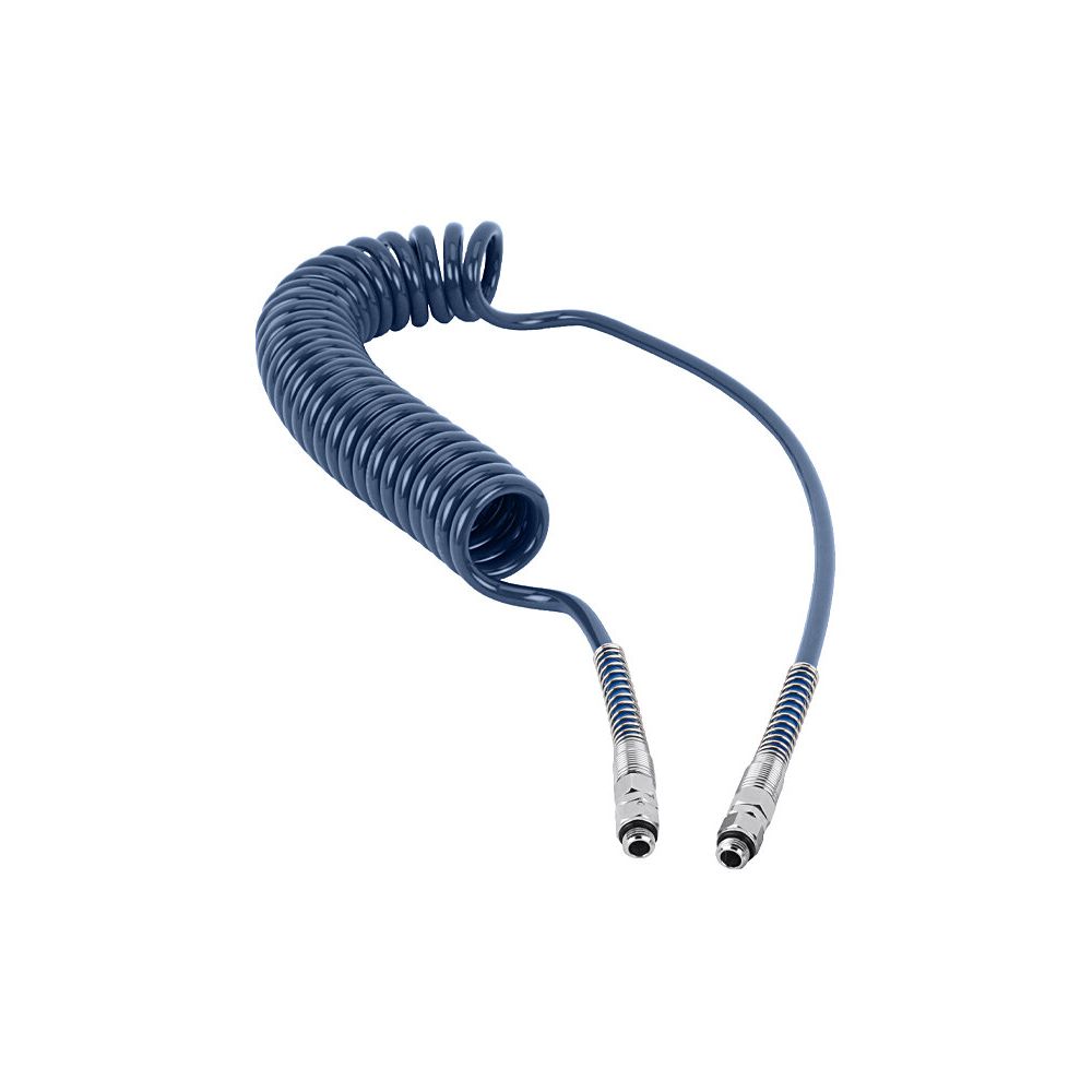 Tuyau spiralé PU, bleu - 5/8mm