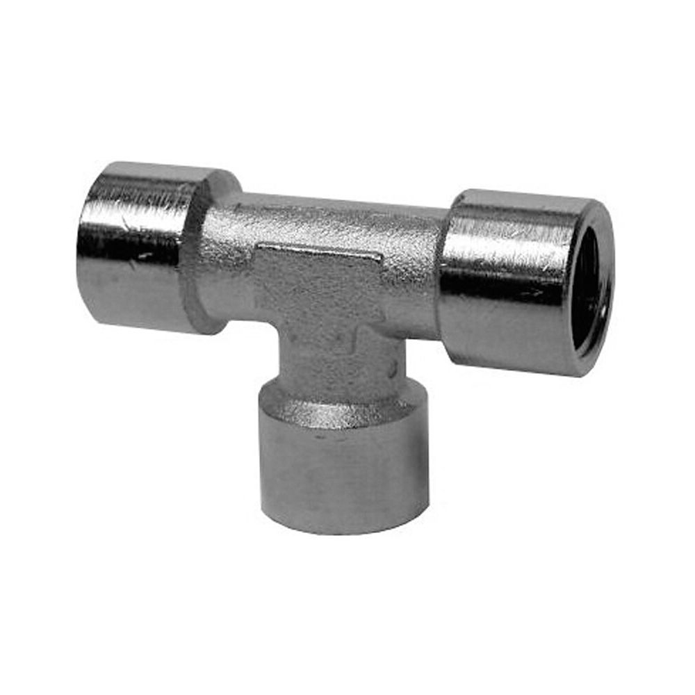 Raccord T avec filetage int. 1/4"