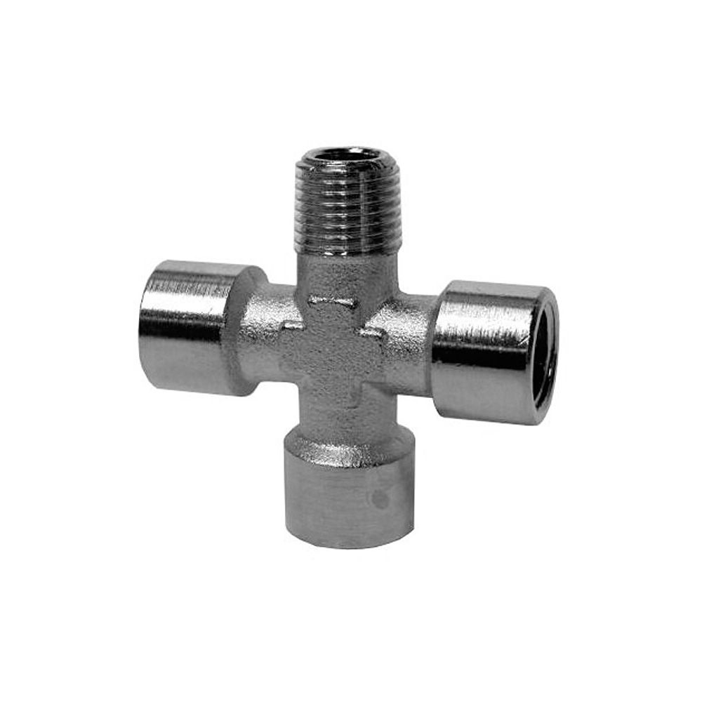 Croix avec filetage ext./int. 1/4"