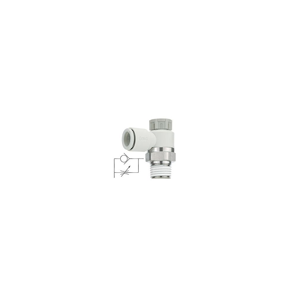 Régulateur débit unidirectionnel R 3/8"