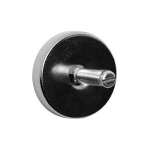 Crochet magnétique Ø 42mm chromé