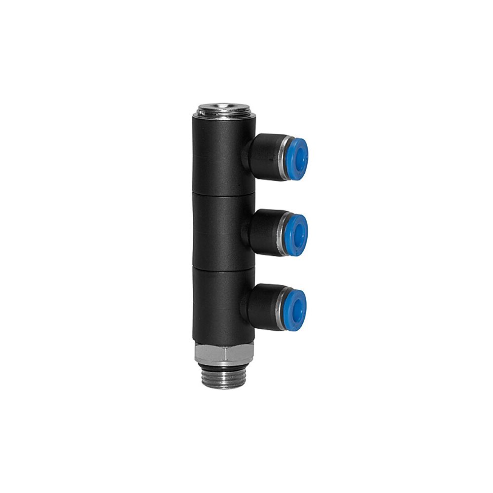 Distributeur L triple série bleu