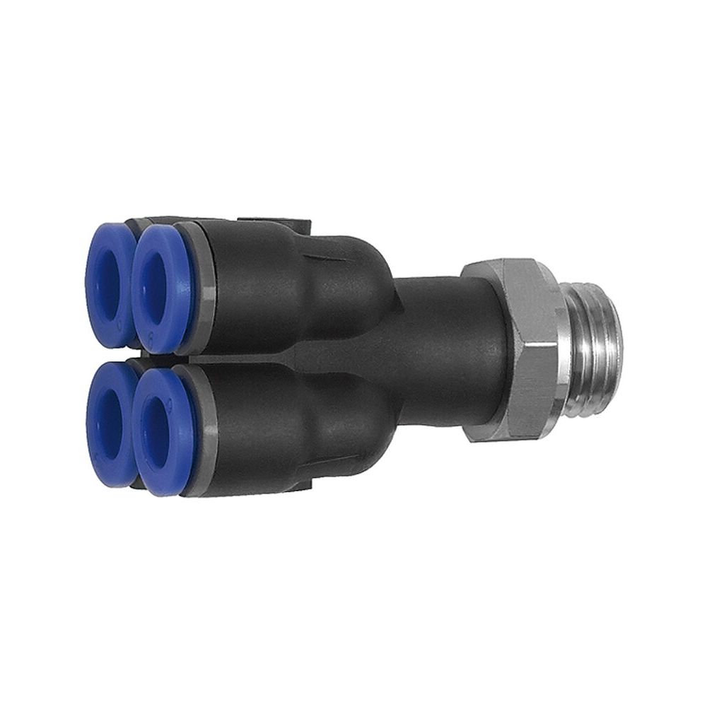 Distributeur quadruple série bleu