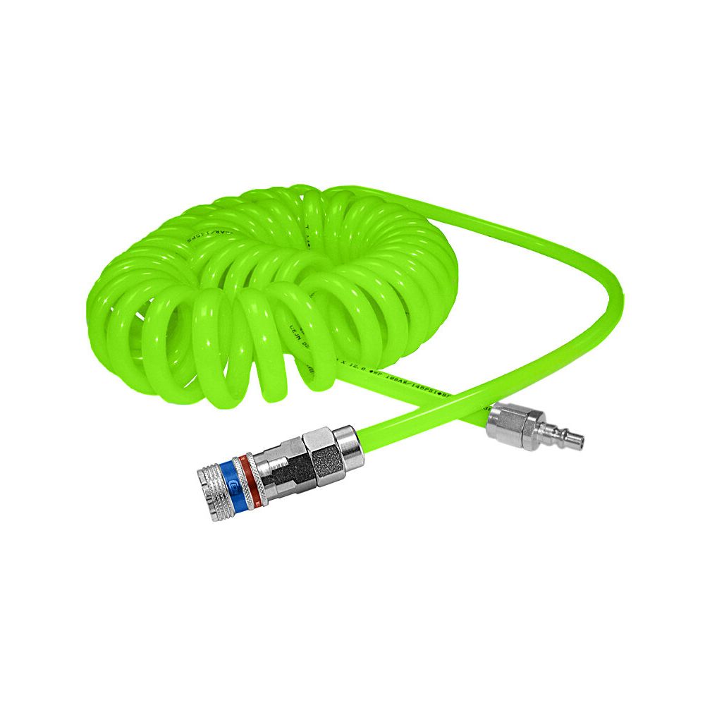 Tuyau spiralé PU CEJN, Hi-Vis - 8/12mm