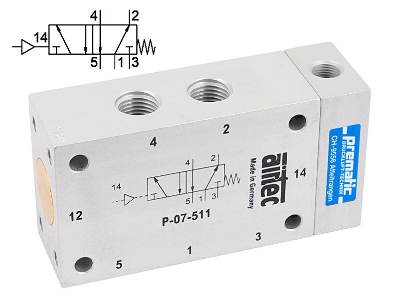 Distributeur pneumatique 5/2-voies — P-07-511