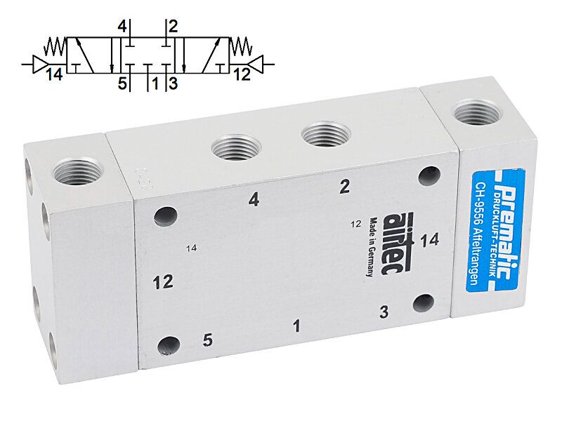 Distributeur pneumatique 5/3-voies — P-05-530