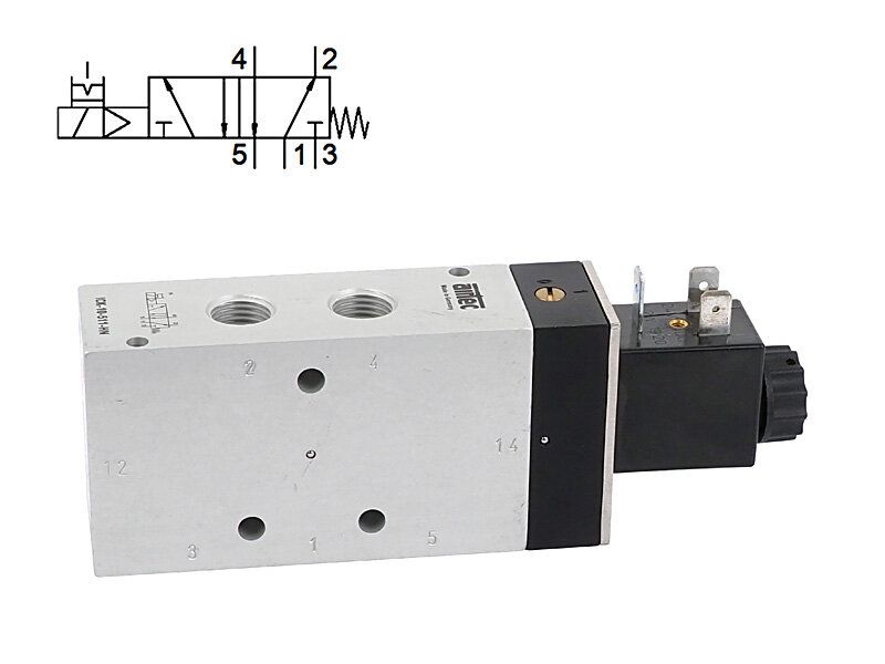 Distributeur magnétique 5/2-voies — ICK-10-511-HN-F42