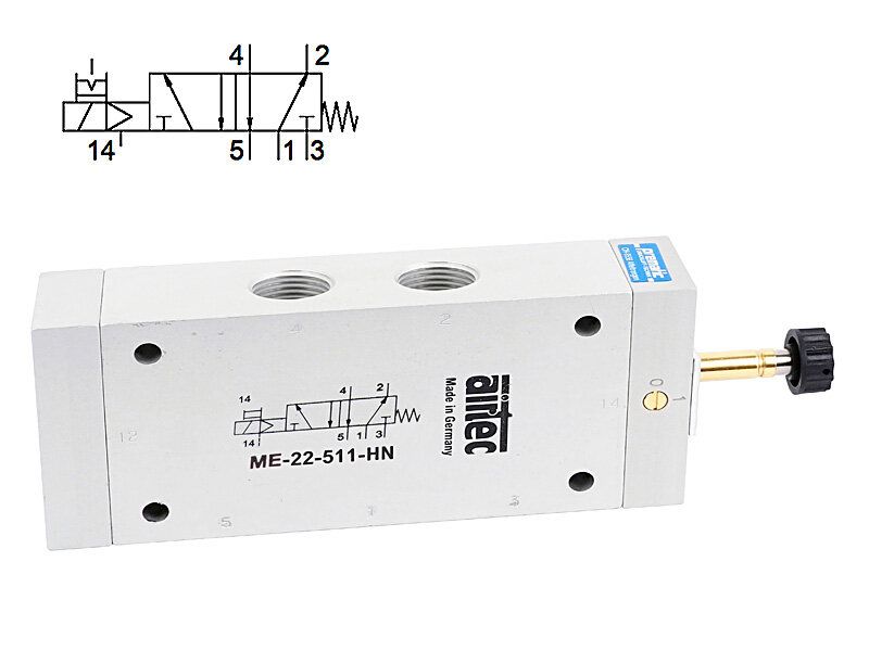 Distributeur magnétique 5/2-voies — ME-22-511-HN-500