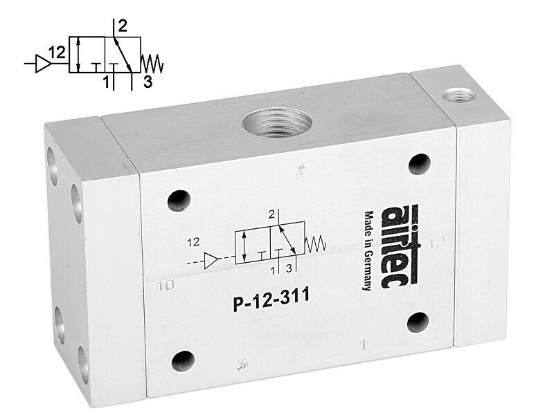 Distributeur pneumatique 3/2-voies — P-12-311