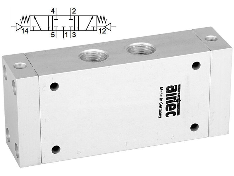 Distributeur pneumatique 5/3-voies — P-12-530